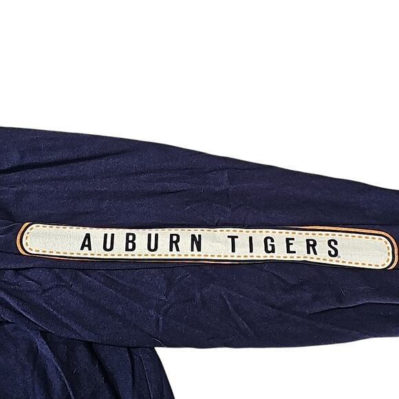 Auburn Tigers Spellout Blue & Orange Long Sleeve Football Mens Sz 3XL Tee-Shirt - Picture 4 of 11